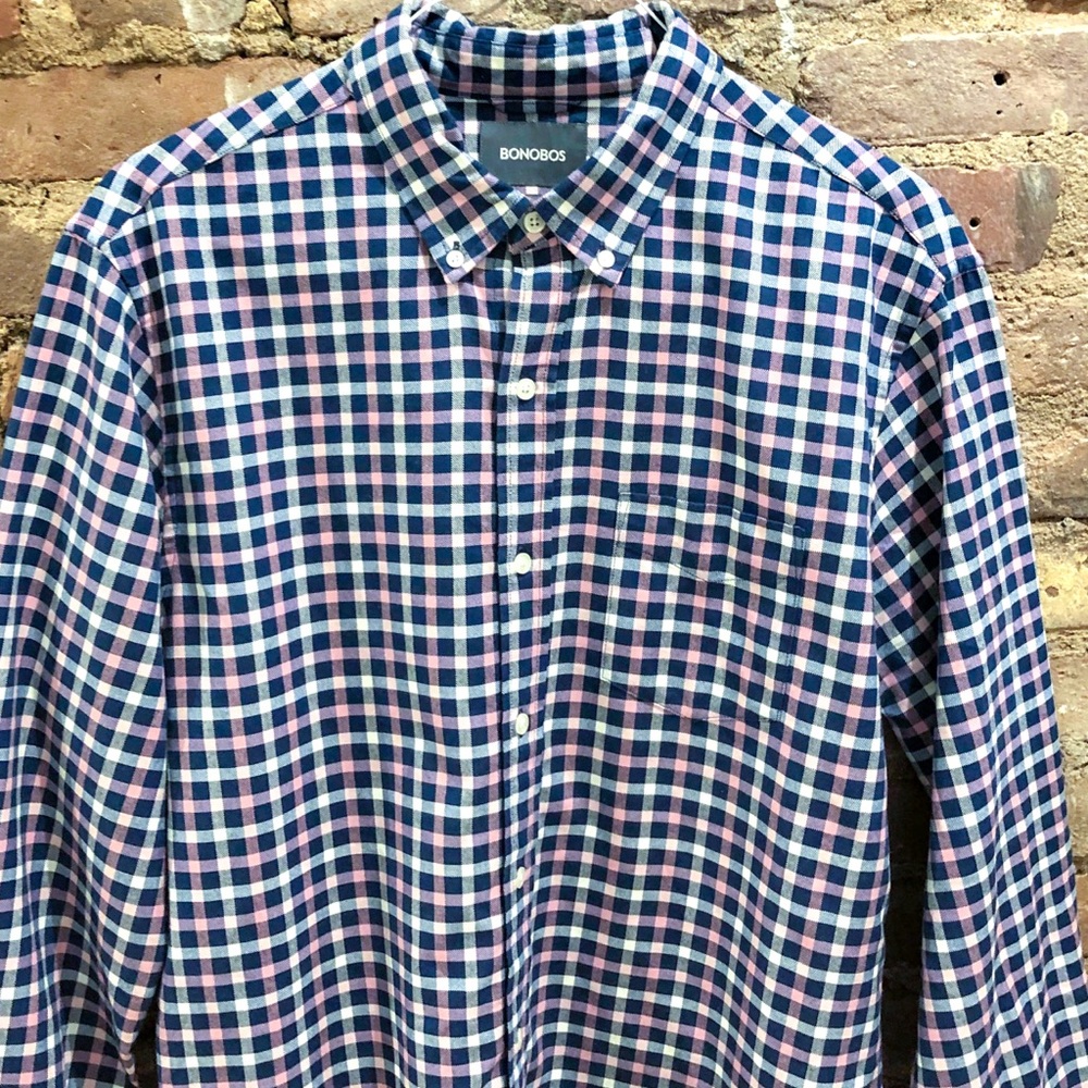 Bonobos Double Faced Button-Down Shirt - Medium